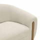 Cream Chenille Textured Sofa
